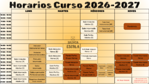 Horarios Curso 2026-2027